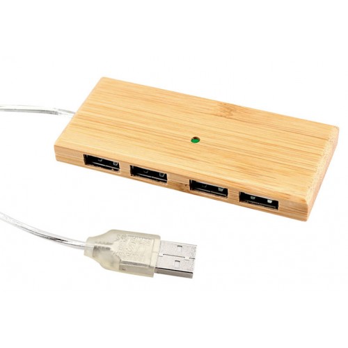 HUB 4 puertos USB Bamboo (BA11)