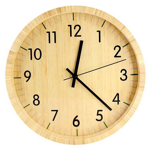 Reloj Pared Bamboo (BA14)