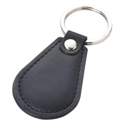 Llavero Simil Cuero Negro (LL25)