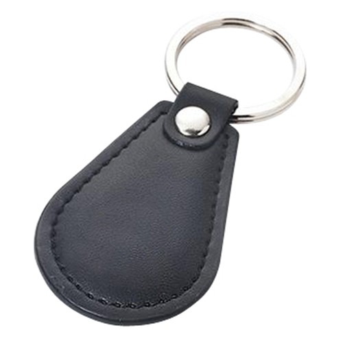 Llavero Simil Cuero Negro (LL25)