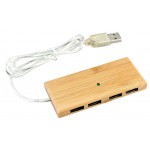 HUB 4 puertos USB Bamboo (BA11)