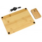 Set Mouse + Pad de Bamboo (BA15)